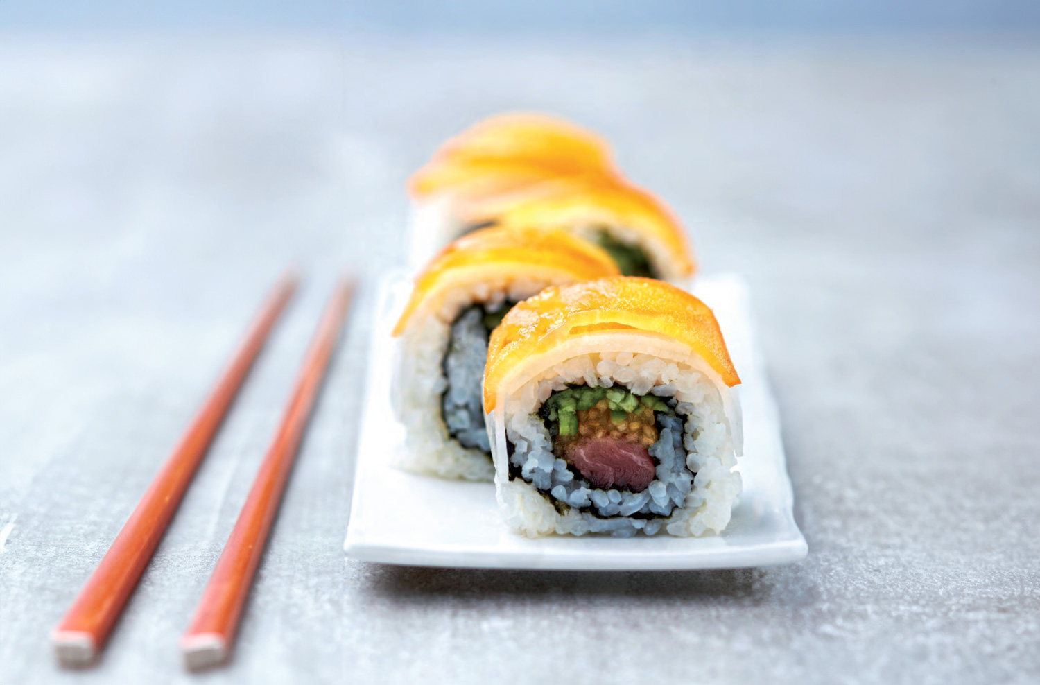 Suchi de Kaki Espanhol
